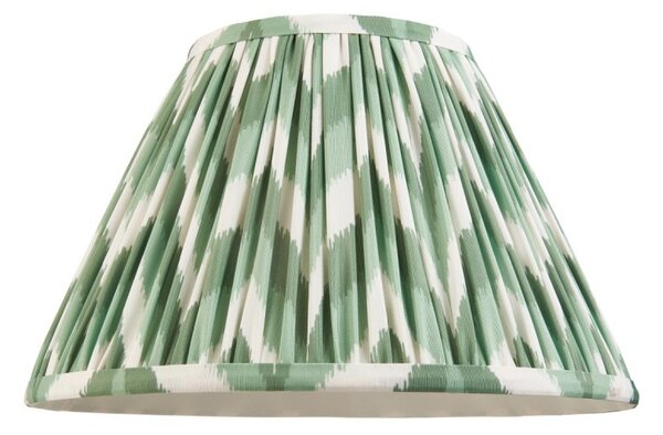 Endon 113067 Zigzag Tapered Lamp Shade 30 cm In Cotswold Green
