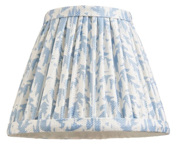 Endon 112914 Leaf Tapered Lamp Shade 16 cm In Shell Bay Blue