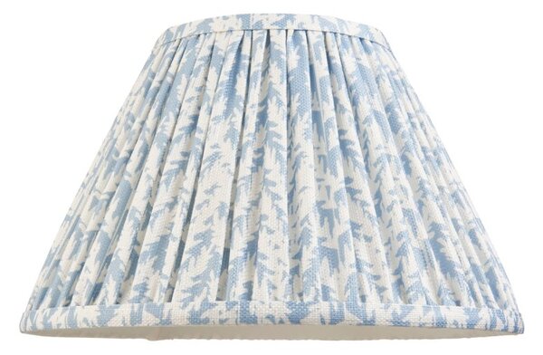 Endon 112917 Leaf Tapered Lamp Shade 30 cm In Shell Bay Blue
