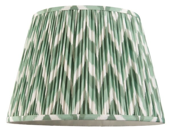 Endon 113069 Zigzag Tapered Lamp Shade 40 cm In Cotswold Green