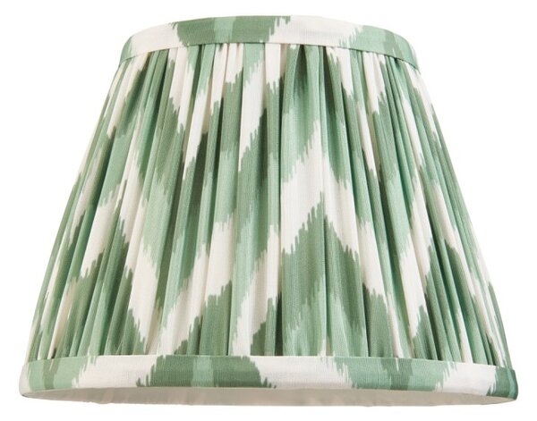 Endon 113065 Zigzag Tapered Lamp Shade 20 cm In Cotswold Green