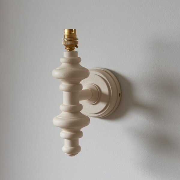 Endon 111633 Carnaby Wall Light In Satin Almond White