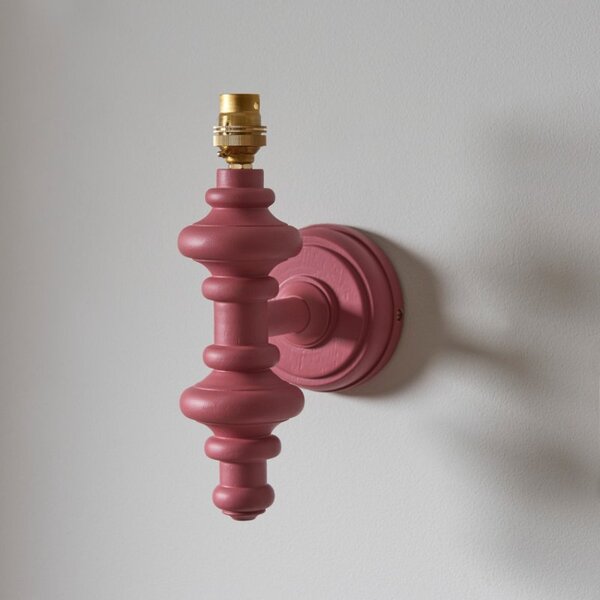 Endon 111622 Carnaby 1lt Wall Light In Satin Pink Clay