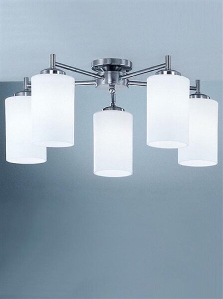 Franklite CO9315/727 Decima 5 Light Semi Flush Ceiling Light