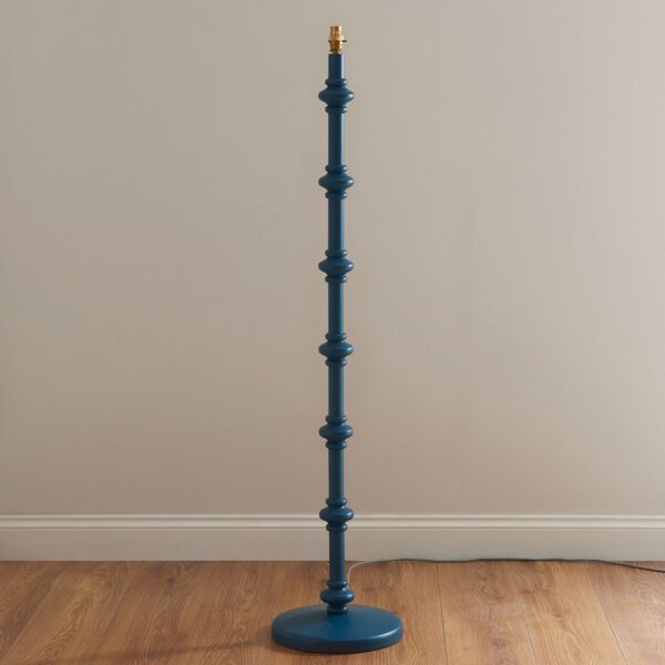 Endon 111605 Carnaby Floor Lamp Base In Satin Marlin Blue