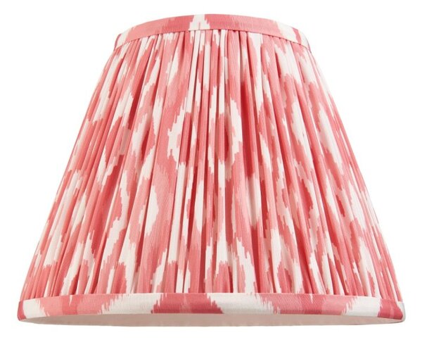 Endon 111339 Ikat Tapered Lamp Shade 25 cm Coral Pink
