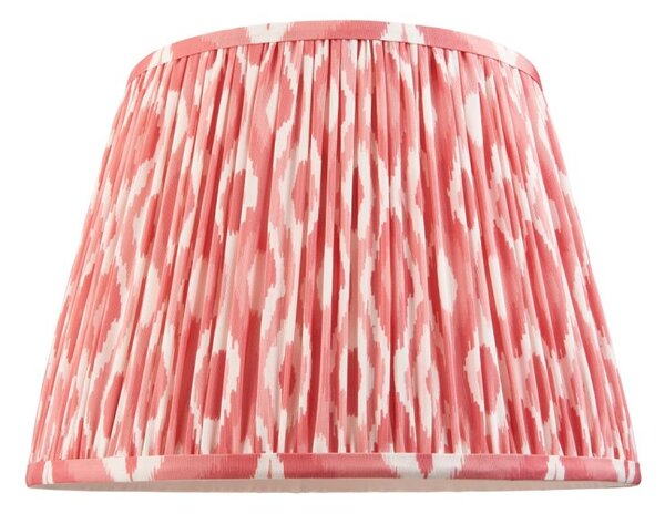 Endon 111341 Ikat Tapered Lamp Shade 35 cm Coral Pink