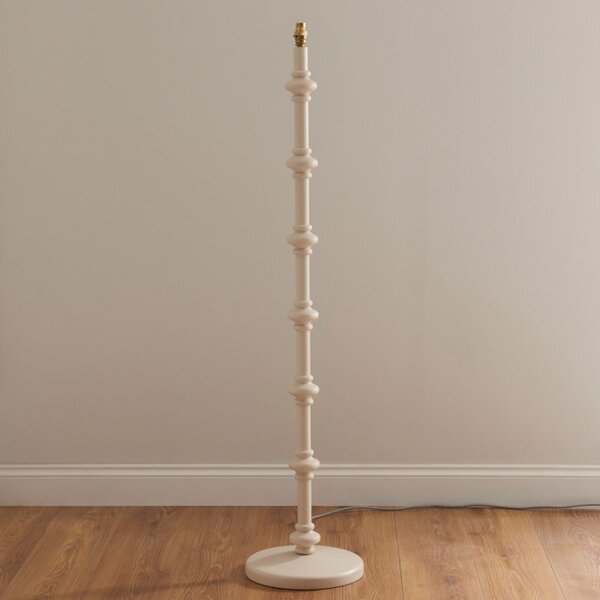 Endon 111606 Carnaby Floor Lamp Base In Satin Almond White