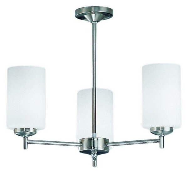 Franklite CO9303/727 Decima 3 Light Semi Flush Ceiling Light