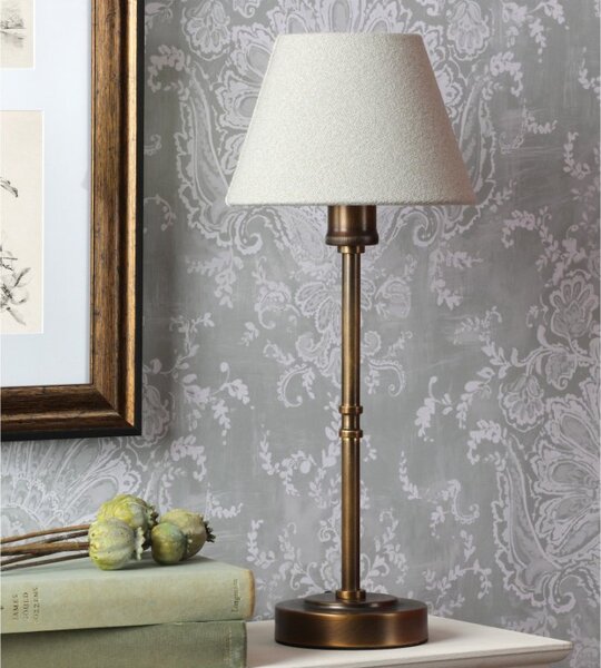 Laura Ashley Denston Table Lamp In Antique Bronze With Shade LA3756584-Q