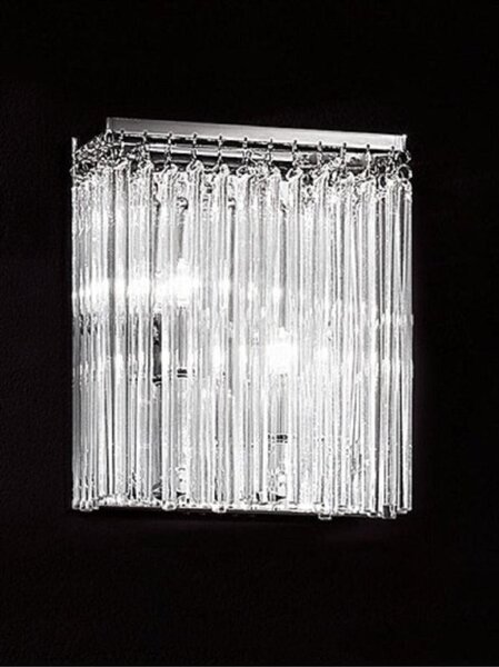 Franklite FL2093/2 Carillon 2 Light Glass Rod Wall Light