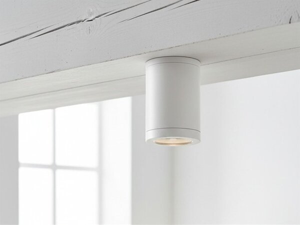 Firstlight 6818WH Max Resin Flush Ceiling Fitting In White Finish IP65