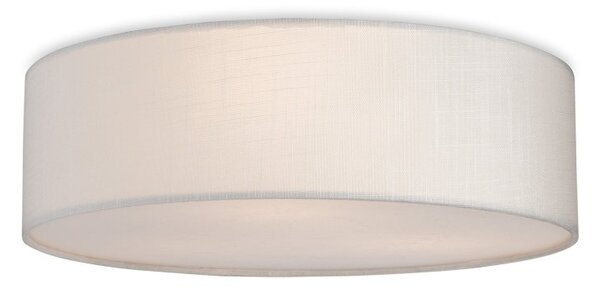 Firstlight 6882CR Camden Flush Ceiling Light With Cream Linen Shade