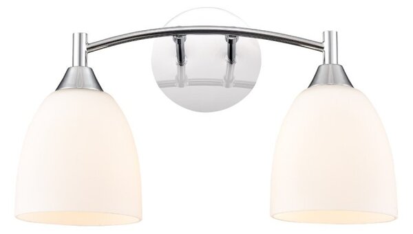 Franklite FL2087/2 Emmy 2 Light Chrome Wall Light