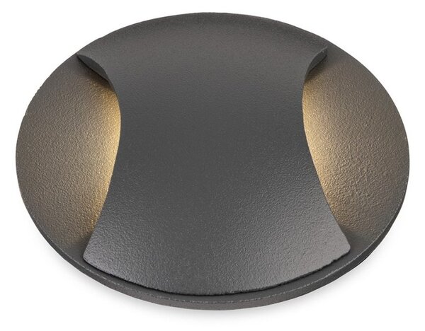 Firstlight 6825GP Mini LED Driveover Light In Graphite Finish - 2 way