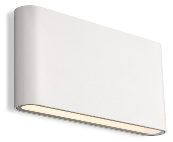 Firstlight 6823WH Algarve LED Wall Light In White Finish IP54
