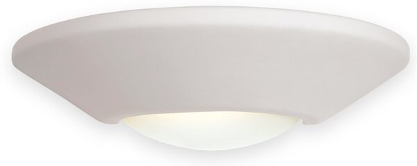 Firstlight Ceramic C316 Unglazed Wall Light with Glass