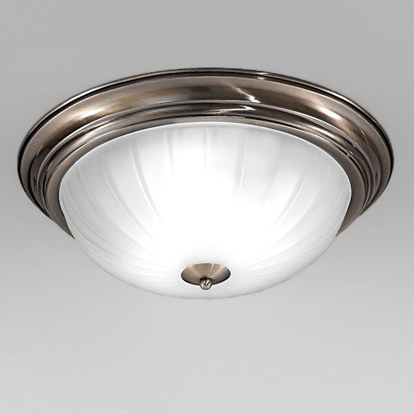Franklite CF5644 Flush Ceiling Light With Bronze Finish