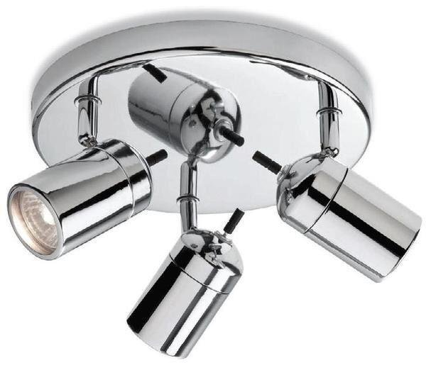 Firstlight 9070CH Atlantic Triple Bathroom Ceiling Spotlight IP44