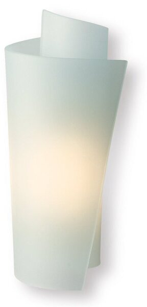 Firstlight Vetro WL223SS Halogen Glass Wall Light