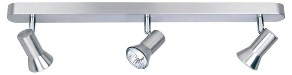 Firstlight Magnum 6092 Brushed Steel Triple Spotlight