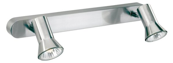 Firstlight Magnum 6091 Brushed Steel Twin Spotlight