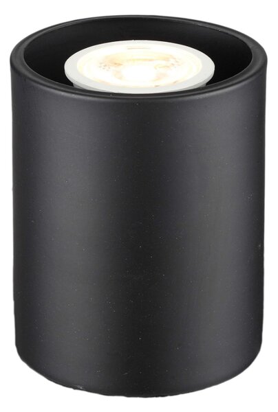 Small Modern Black LED Floor / Table Lamp Uplighter - No Bulb