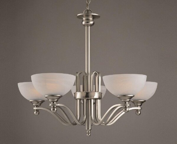 Impex PG00532/5 Contemporary 5 Light Pendant Ceiling Fitting