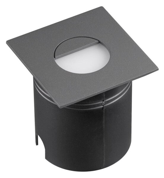 Mantra M7030 Aspen 1 Light Outdoor 3 Watt LED Square Eyelid Wall Lamp In Anthracite
