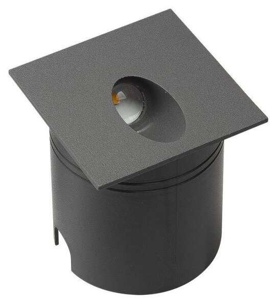 Mantra M7024 Aspen 1 Light Outdoor 3 Watt LED Square Angle Wall Lamp In Anthracite