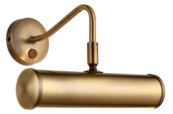 Endon Turner PL200-E14-SWAN Picture Light In Antique Brass