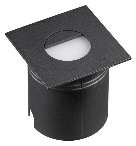 Mantra M7031 Aspen 1 Light Outdoor 3 Watt LED Square Eyelid Wall Lamp In Sand Black