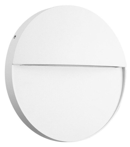 Mantra Fusion M7018 Baker 1 Light Outdoor Small Round 6 Watt, 275 Lumen Wall Light In Sand White