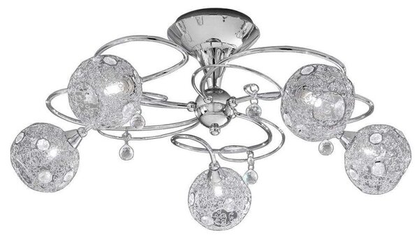 Franklite Orion FL2214/5 5 Light Semi Flush Ceiling Light