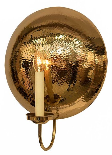 846APB La Luna 1 Light Large Wall Light In Polished Brass - Dia: 350mm