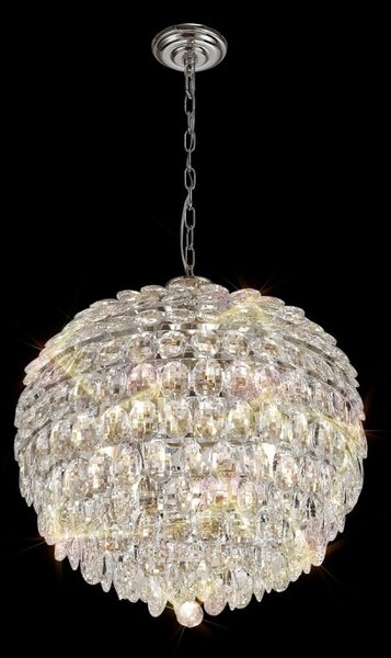 Diyas IL32802 Coniston 9 Light Ceiling Pendant In Polished Chrome