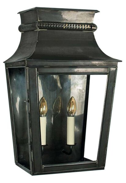 513AANT Parisienne Large Passage Lantern In Old Antique - H: 510mm