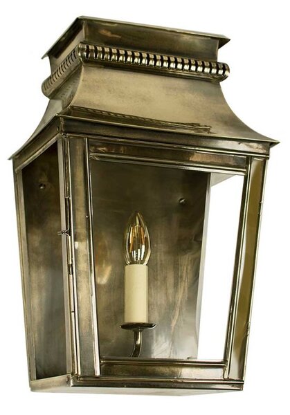 513AB Parisienne Small Passage Lantern In Antique Brass - H: 435mm