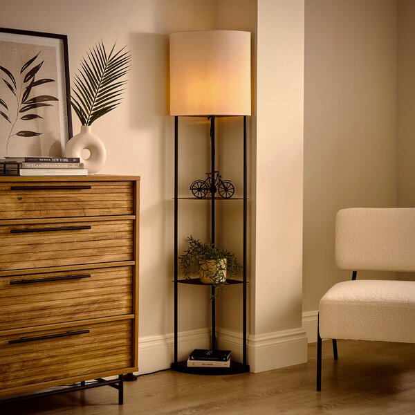 Jakob Shelved Floor Lamp