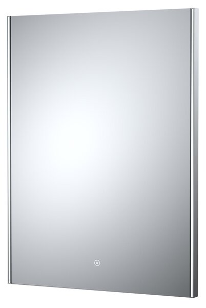 Ambient Rectangle Large Touch LED Wall Mirror Silver