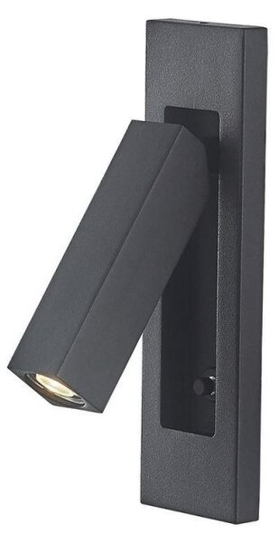 Mantra M6821 Gokova 1 Light LED Wall Light In Sand Black