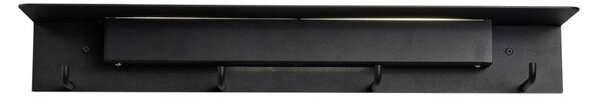 Mantra M6866 Fuerteventura LED Wall Light With Coat Rack In Matt Black