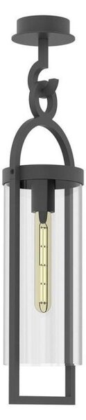 Mantra M6554 Maya 1 Light Outdoor Semi Flush Ceiling Light In Anthracite - H: 620mm