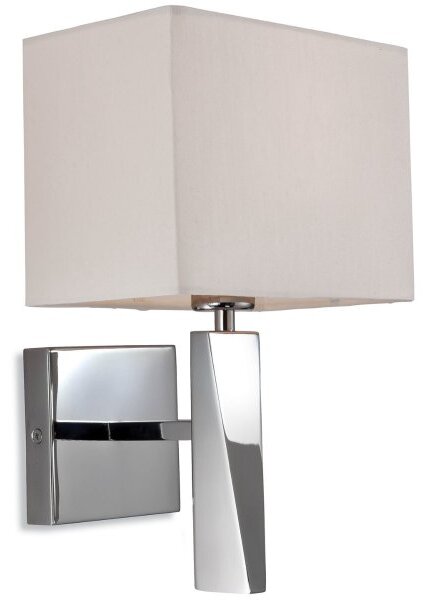Firstlight 8225PST Mansion 1 Light Wall Light With Cream Shade