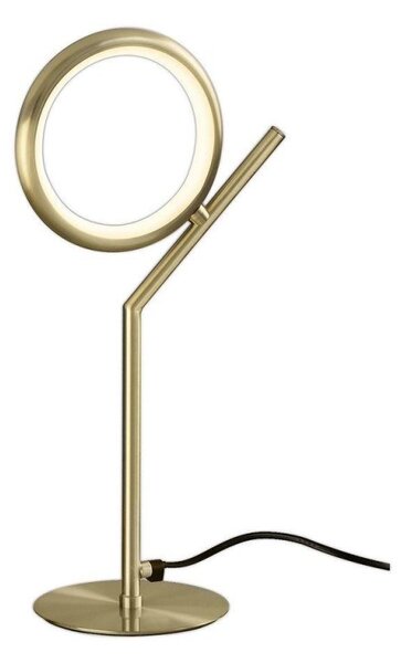 Mantra M6586 Olimpia SG 8 Watt Table Lamp In Satin Gold/Opal White