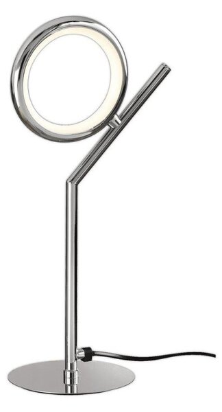 Mantra M6596 Olimpia CH 8 Watt Table Lamp In Polished Chrome/Opal White