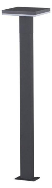 Mantra M6499 Tignes 10 Watt LED Pillar Light In Anthracite And Frosted Glass - H: 1000mm