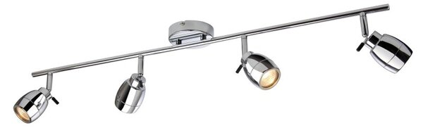 Firstlight 9504CH Marine Chrome 4 Light Bathroom Ceiling Spotlight