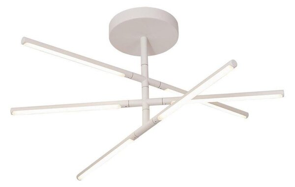 Mantra M6827 Torch 36 Watt LED Semi Flush Ceiling Light In Sand White