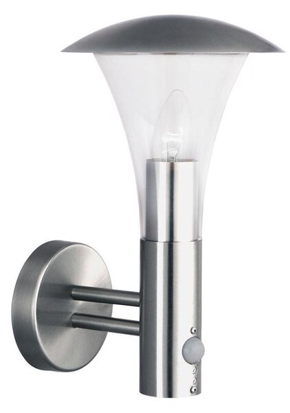Searchlight 095 Strand Stainless Steel PIR Sensor Outdoor Wall Light